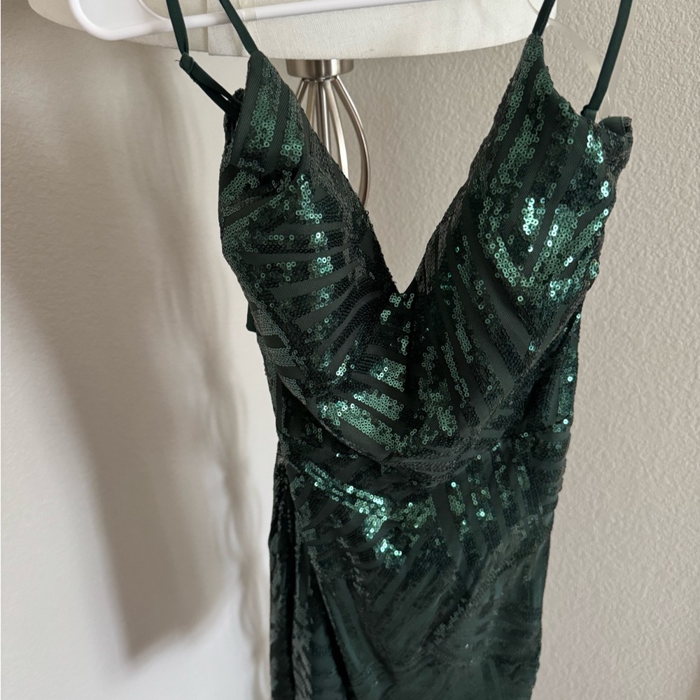 Green Sequin Dress
